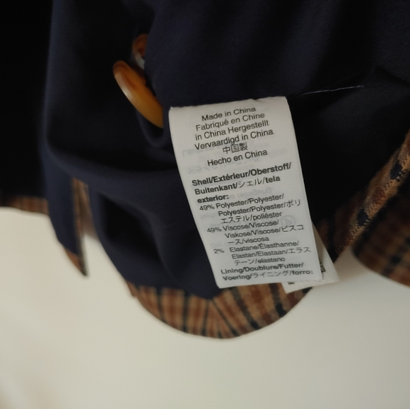 Caldwell Double-Breasted Blazer in Desert Check - Picture 9 of 10